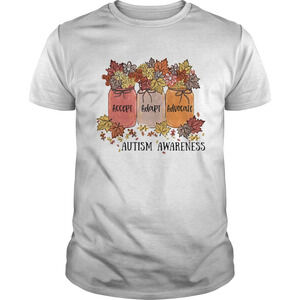Nice Accept Adapt Advocate Autism Awareness Flower Shirt
